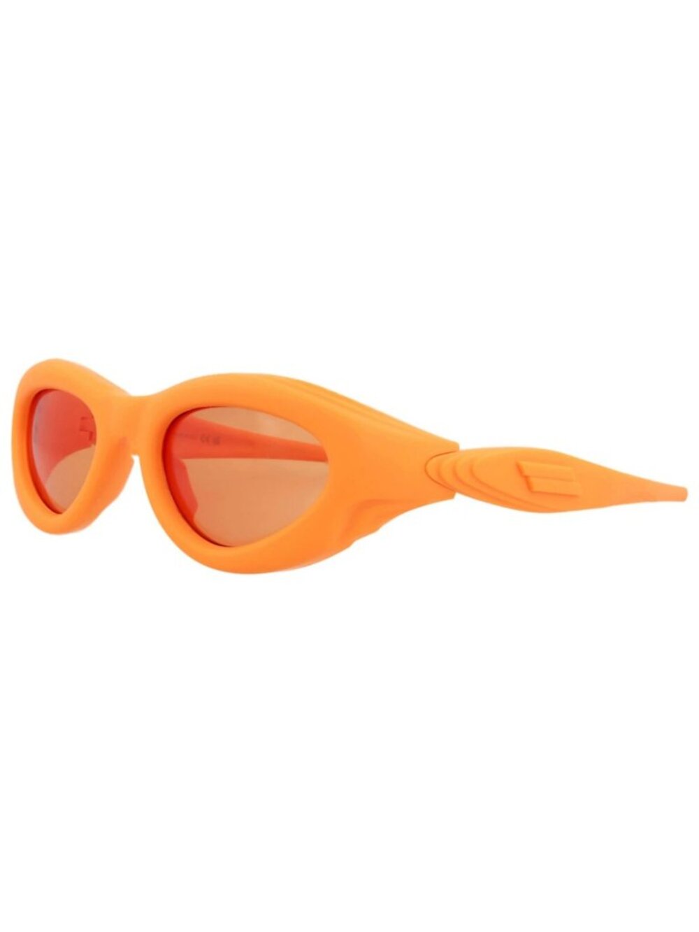 New Bottega Veneta Women's Sunglasses Round Oval Injection Frame Unisex Orange